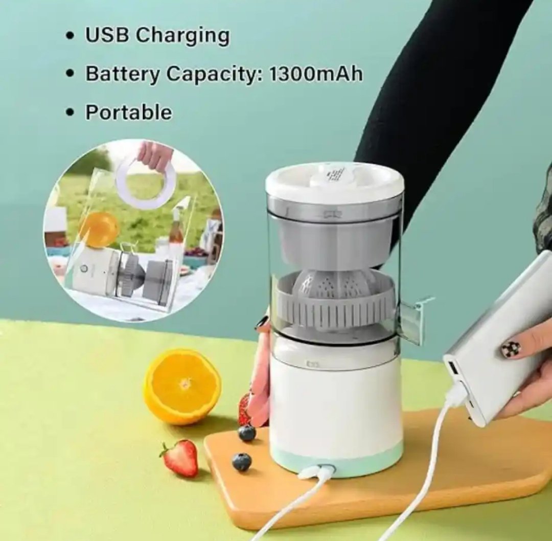 Portable Rechargeable Citrus Wireless Juicer and Blinder