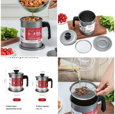 1.4L Cooking Oil Stainer