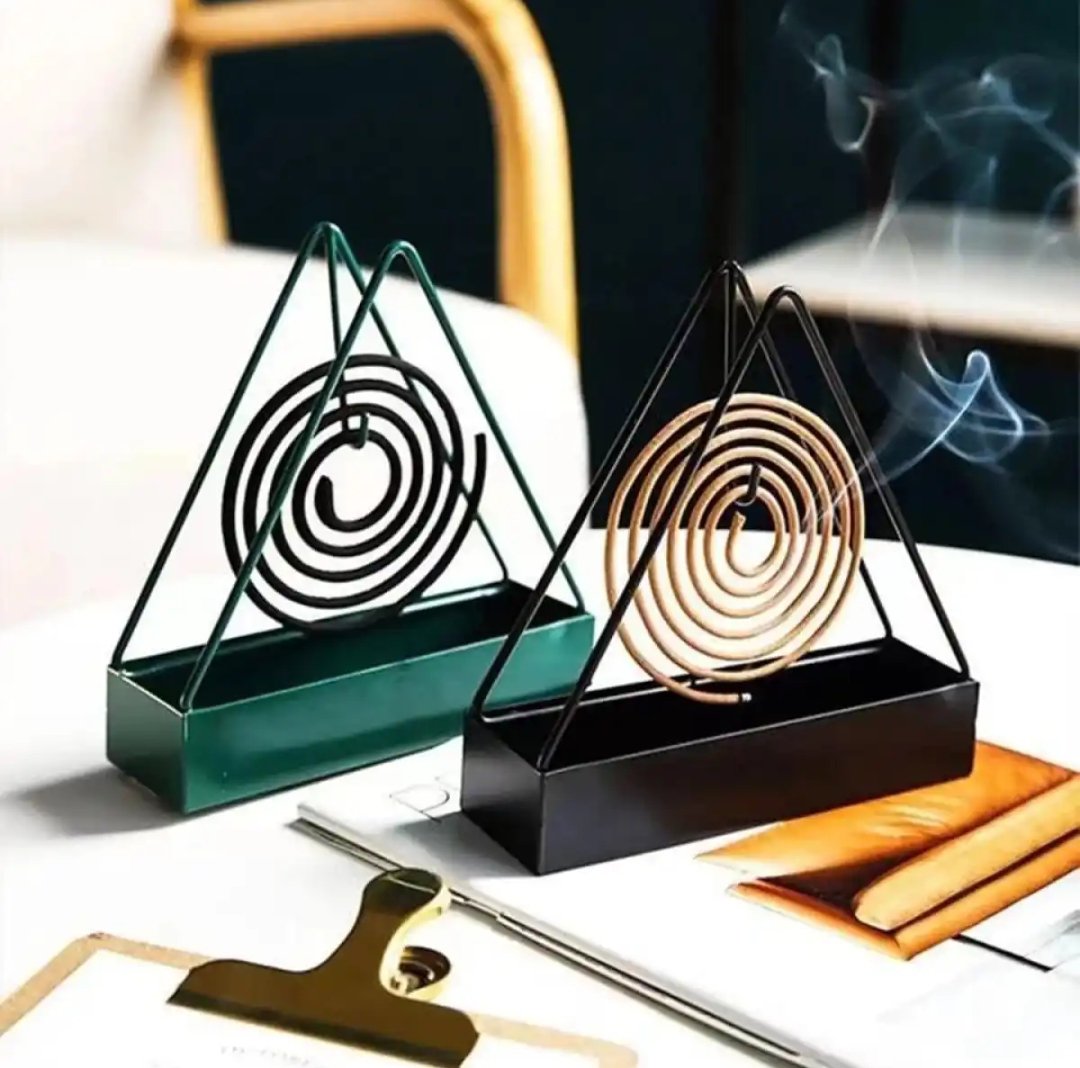 Mosquito Coil Stand Triangle Anti-scald Mosquito Coil Stand Wax Melt Burner Home Decoration Aromatherapy Burner