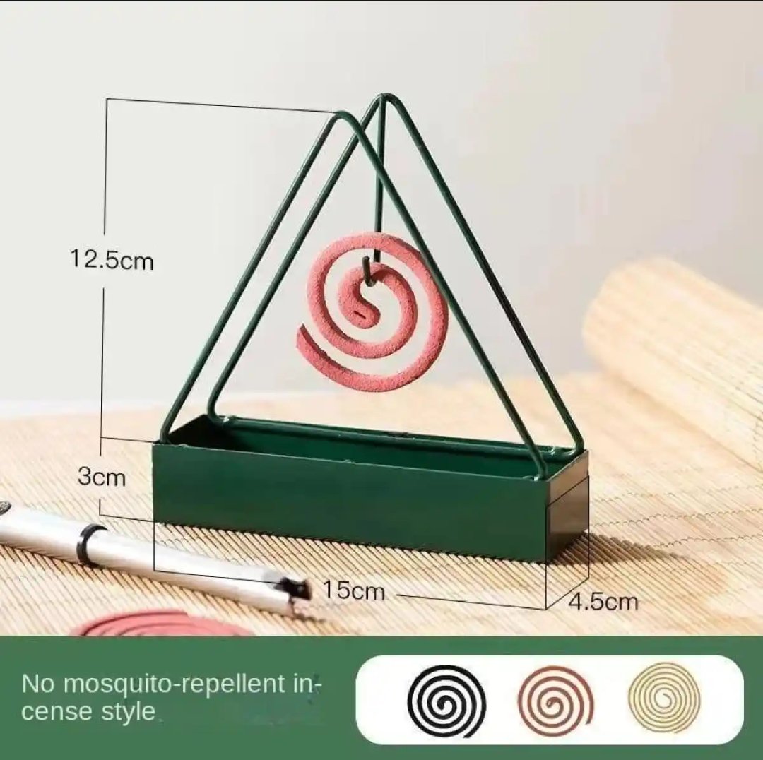 Mosquito Coil Stand Triangle Anti-scald Mosquito Coil Stand Wax Melt Burner Home Decoration Aromatherapy Burner