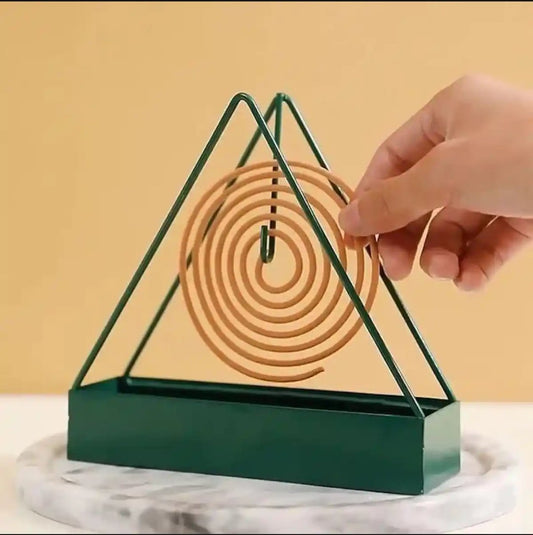 Mosquito Coil Stand Triangle Anti-scald Mosquito Coil Stand Wax Melt Burner Home Decoration Aromatherapy Burner