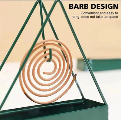 Mosquito Coil Stand Triangle Anti-scald Mosquito Coil Stand Wax Melt Burner Home Decoration Aromatherapy Burner