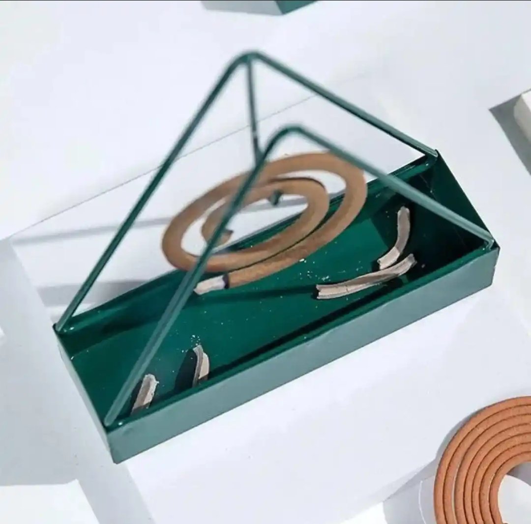 Mosquito Coil Stand Triangle Anti-scald Mosquito Coil Stand Wax Melt Burner Home Decoration Aromatherapy Burner