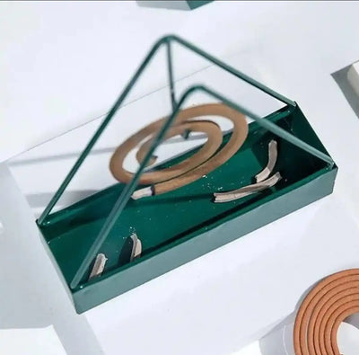 Mosquito Coil Stand Triangle Anti-scald Mosquito Coil Stand Wax Melt Burner Home Decoration Aromatherapy Burner