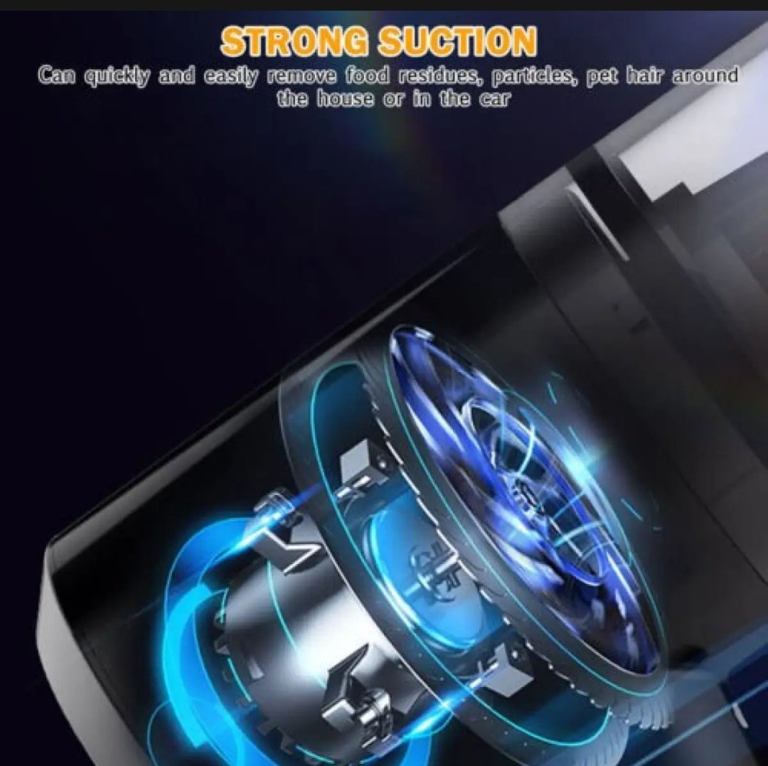 2 in 1 Wireless Car Vacuum Cleaner