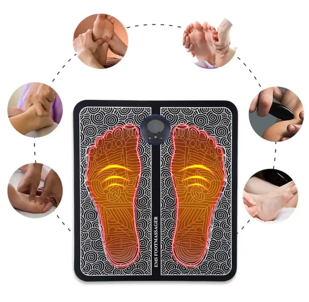 EMS Foot Massager Pad Reflexology Foot Acupoint Massage Muscle
