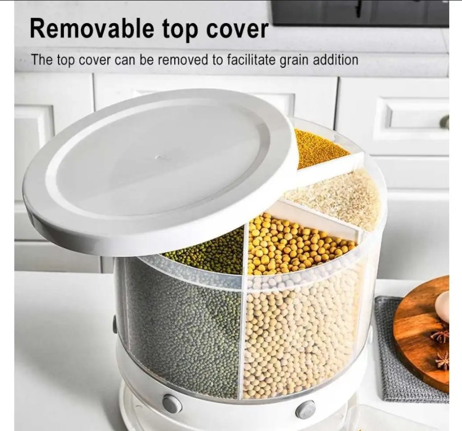 10kg Rotatable Food Storage Box