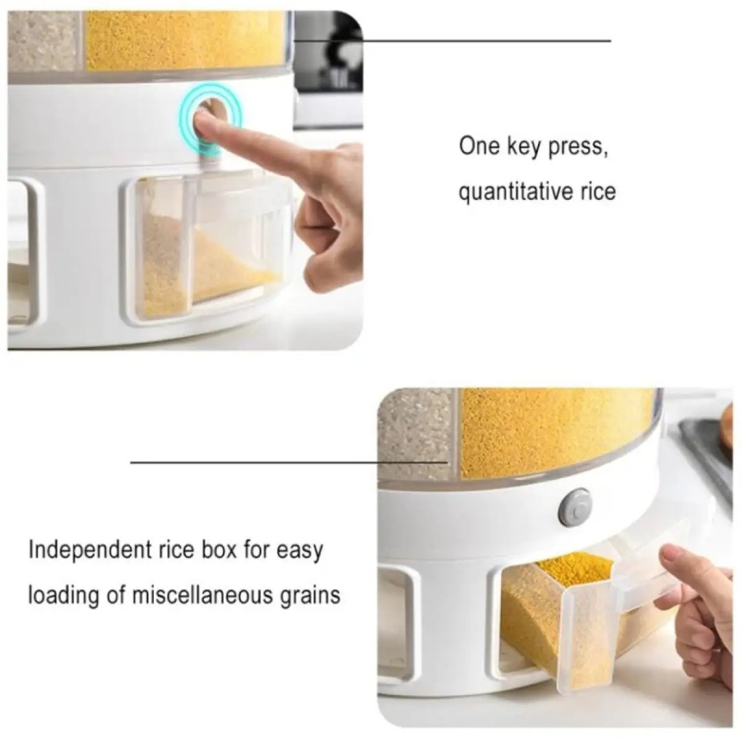 10kg Rotatable Food Storage Box