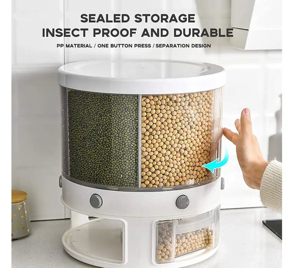10kg Rotatable Food Storage Box