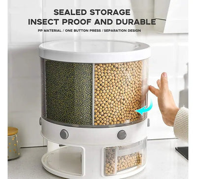 10kg Rotatable Food Storage Box