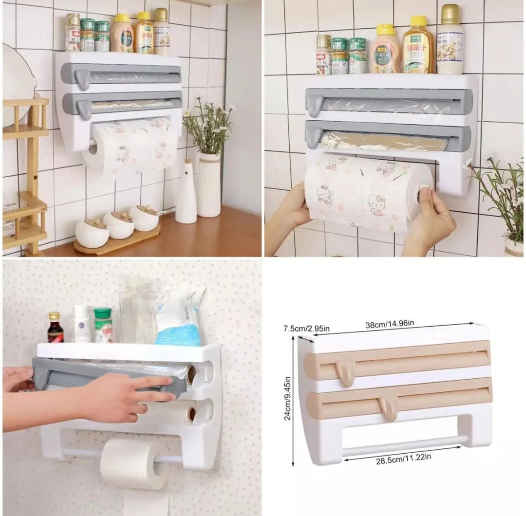 4 in 1 Kitchen Toilet Tissue Dispenser