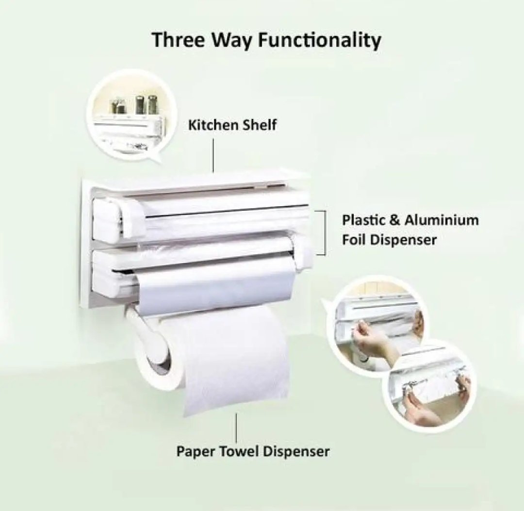 3 in 1 Kitchen Toilet Tissue Dispenser