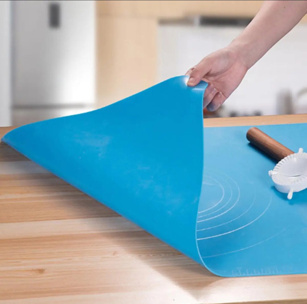 Non-Stick Silicone Baking Mat With Measurements Heat Resistant Cookie Sheet Oven Liner (Multi color) 40x50 cm
