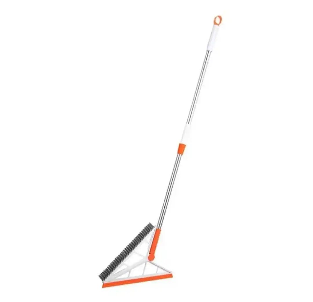 2 in 1 arrow brush and wiper-Magic broom floor scraping wiper-brush with wiper-2 in 1 rotating wiper with brush for floor cleaning