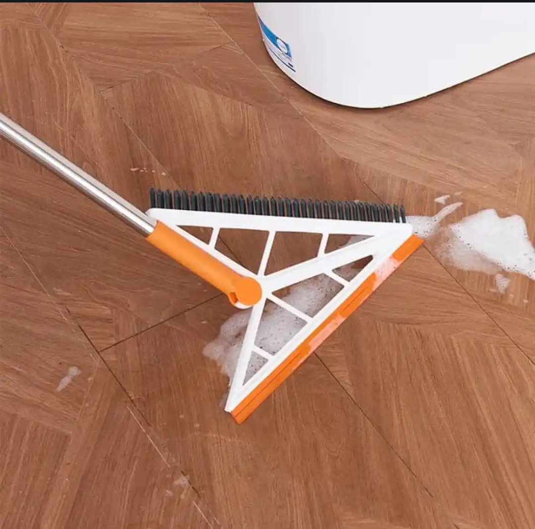 2 in 1 arrow brush and wiper-Magic broom floor scraping wiper-brush with wiper-2 in 1 rotating wiper with brush for floor cleaning