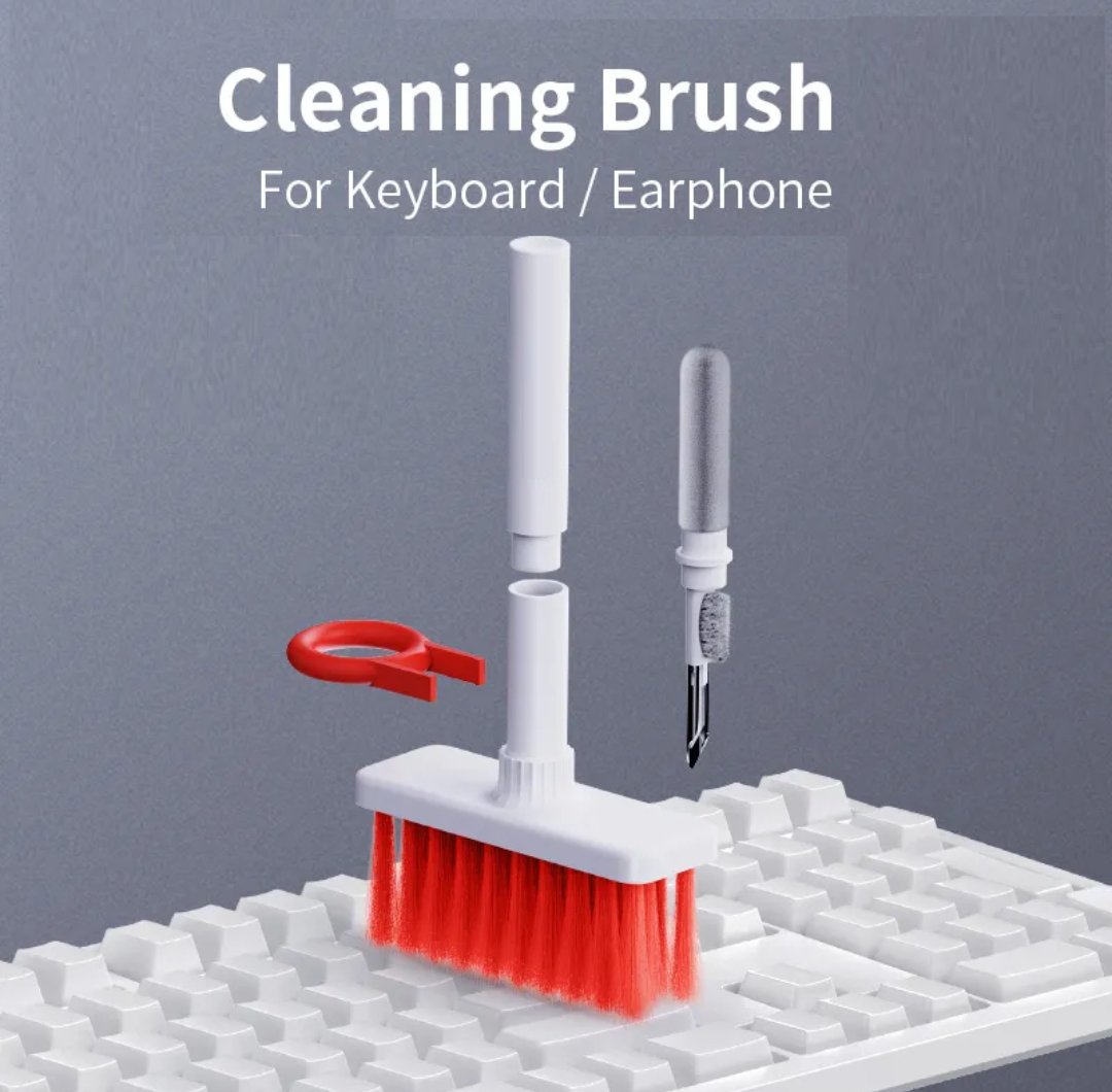 5 in 1 Computer Keyboard Cleaner Brush Kit Earphone Cleaning Pen