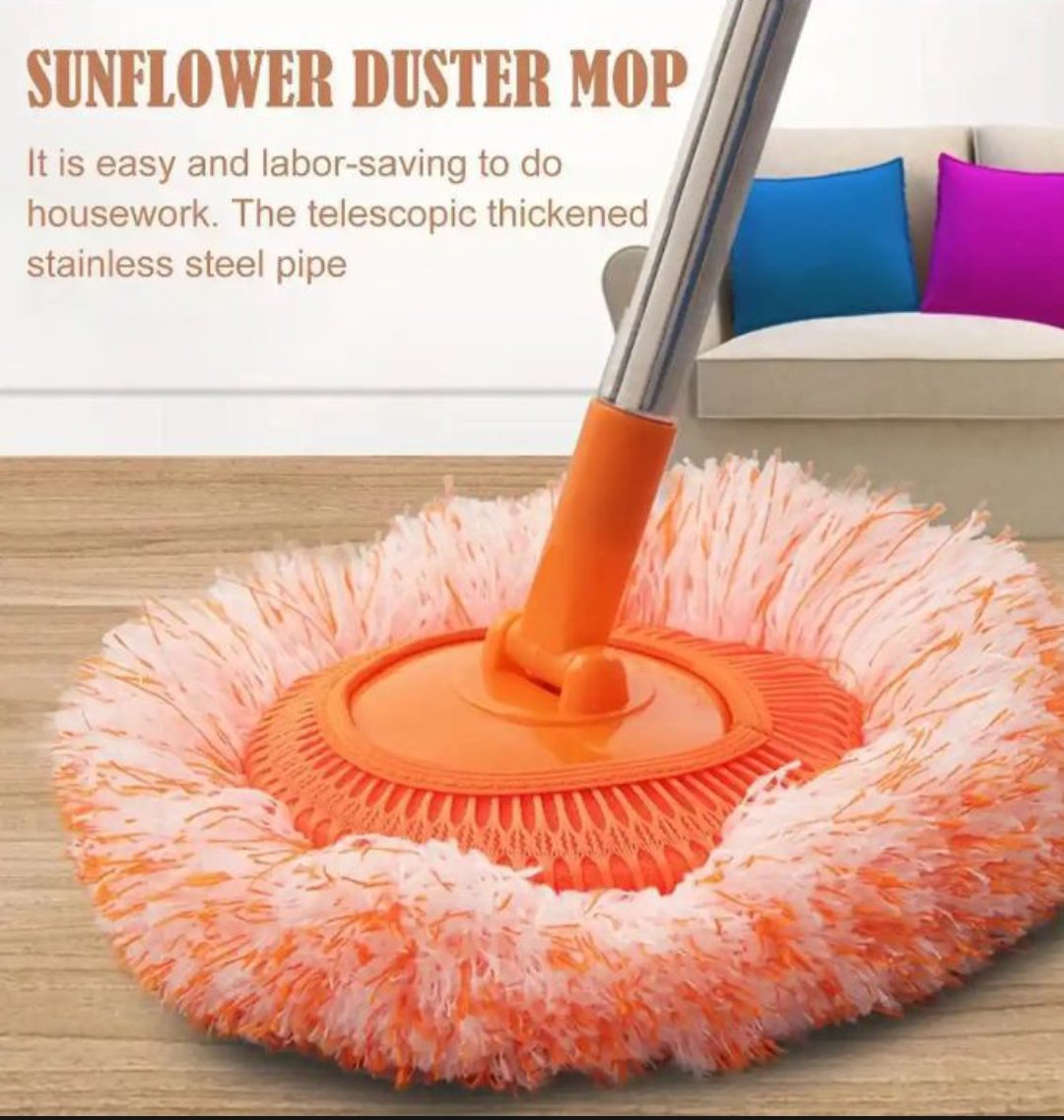 Orange Mop 360" Rotatable Adjustable