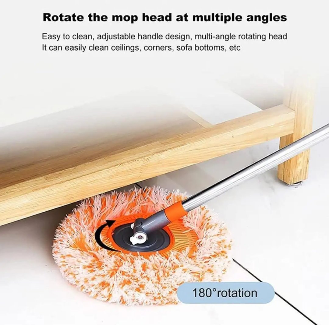Orange Mop 360" Rotatable Adjustable