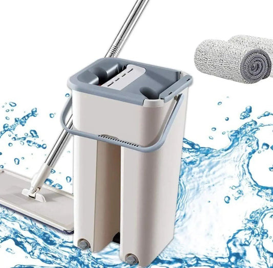 2 in 1 Scratch Square Mop with Bucket