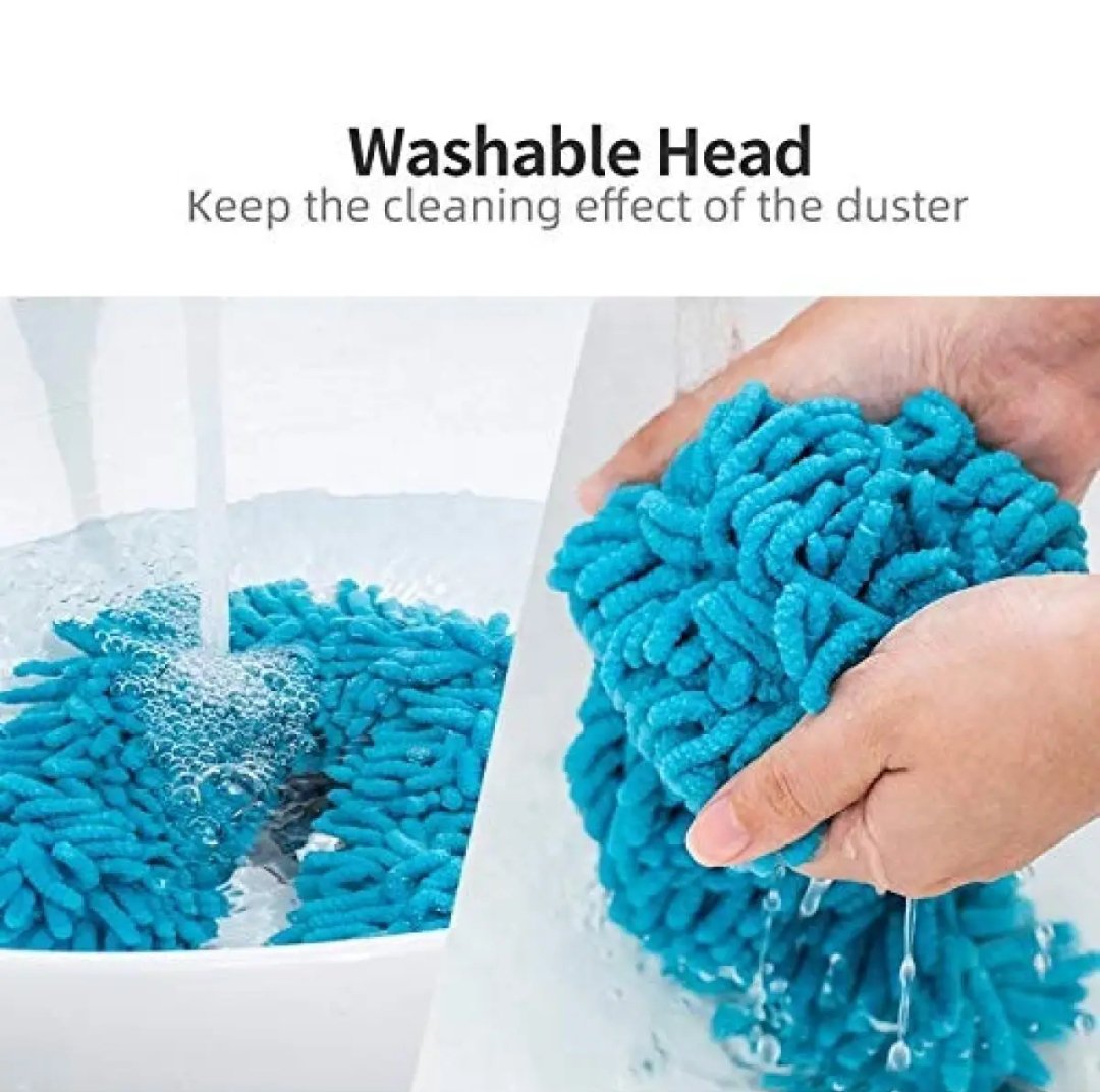 Flexible Microfibre Fan Duster,Mop Random Colours