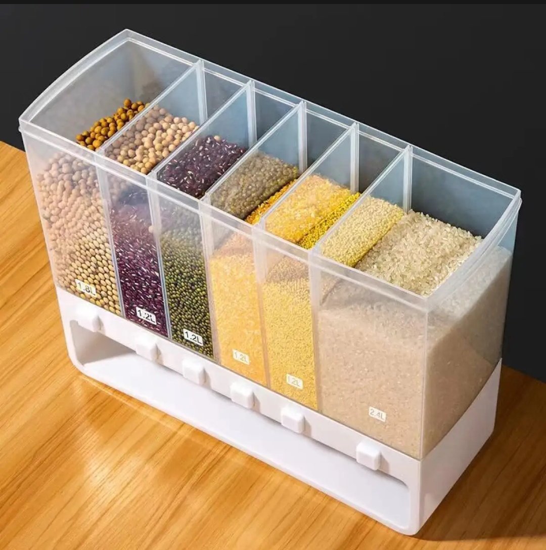 Wall Mounted Rice and Food Storage Box Dispenser 10 Kg Imported