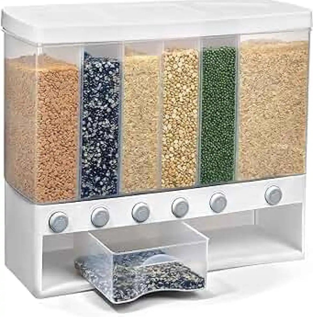 Wall Mounted Rice and Food Storage Box Dispenser 10 Kg Imported