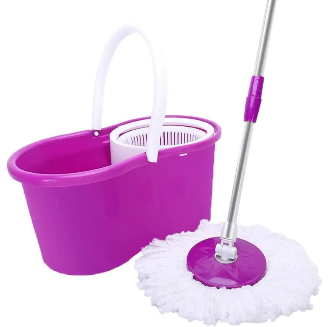 360 Degree Spin Magic Floor Cleaning Mop Set with Bucket