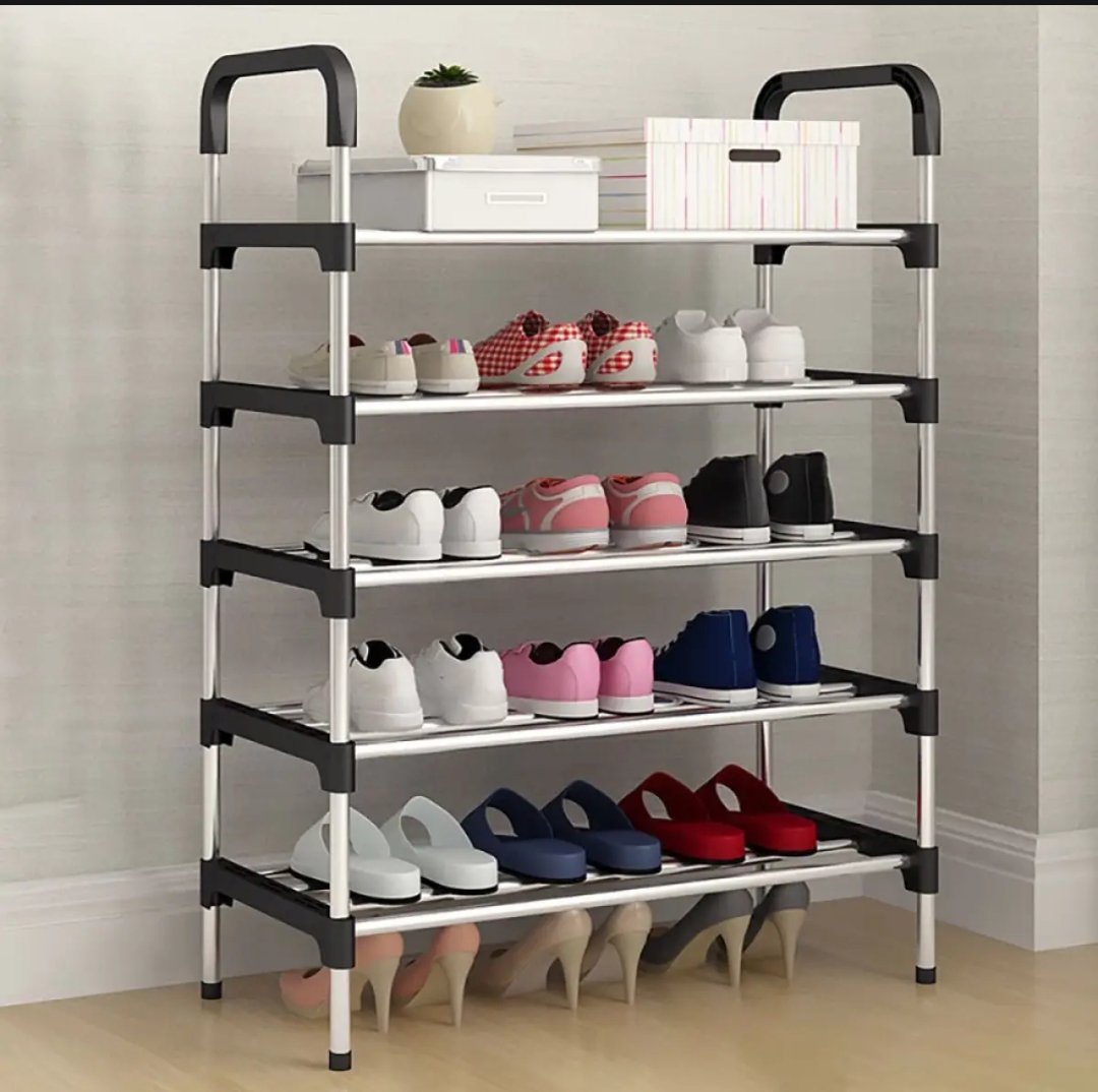 5 Layers Shoe Rack Metal Heavy Weight