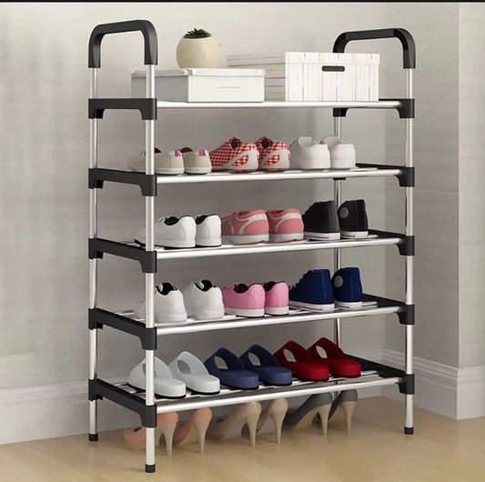 5 Layers Shoe Rack Metal Heavy Weight