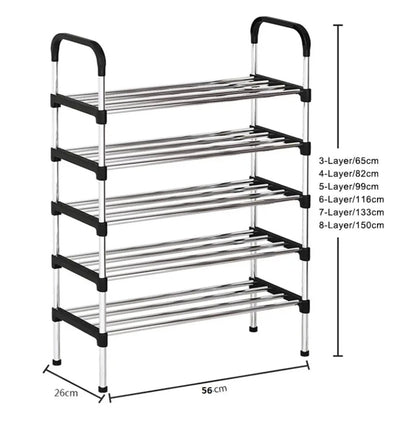 5 Layers Shoe Rack Metal Heavy Weight