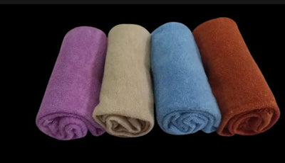 Microfiber Duster Pack of 4 Size 20x20" For Kitchen,Car and Motorcycle Cleaning