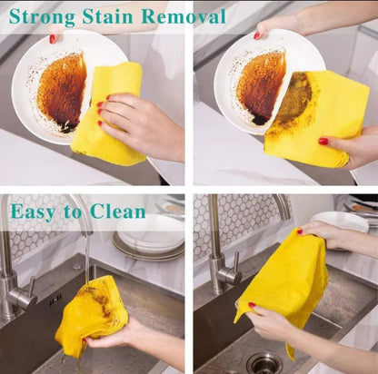 Microfiber Duster Pack of 4 Size 20x20" For Kitchen,Car and Motorcycle Cleaning