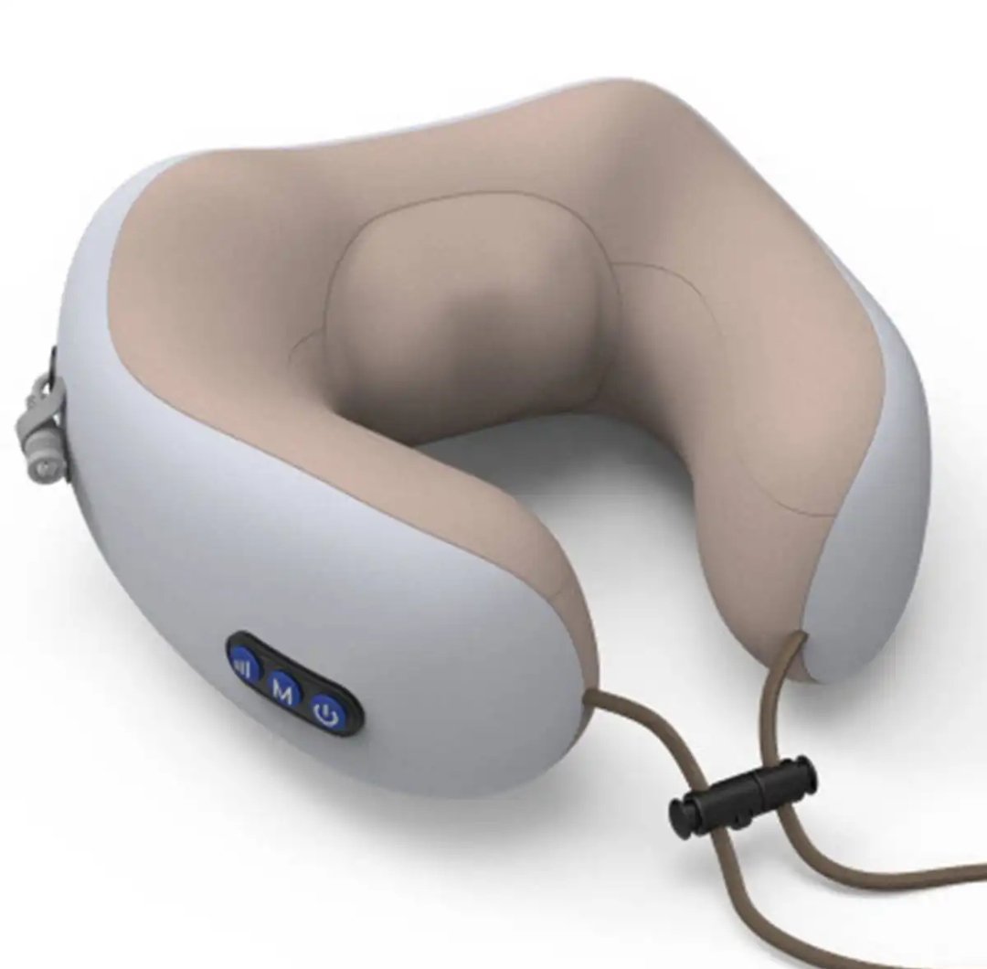 Rechargeable U Shaped Cervical Massage Pillow Neck Massager