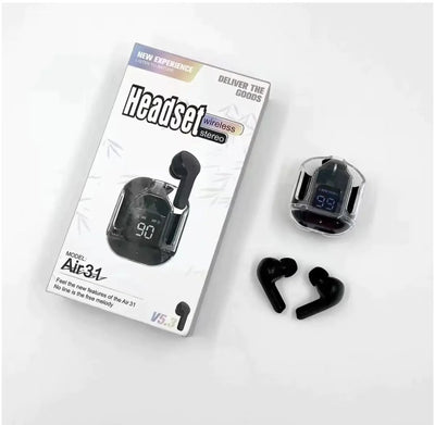Air 31 Wireless crystal earbuds-EARBUDaS Air 31 AIRPODS