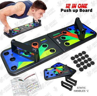 FITNESS Professional ABS Push Up Bar | Multifunctional Pushup Board | 12 in 1