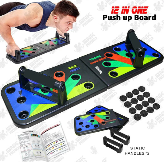 FITNESS Professional ABS Push Up Bar | Multifunctional Pushup Board | 12 in 1