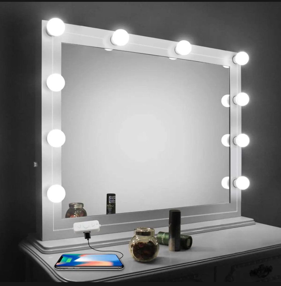 Vanity Mirror Light LED Bulbs for Makeup Mirror Stand (10 Bulbs)