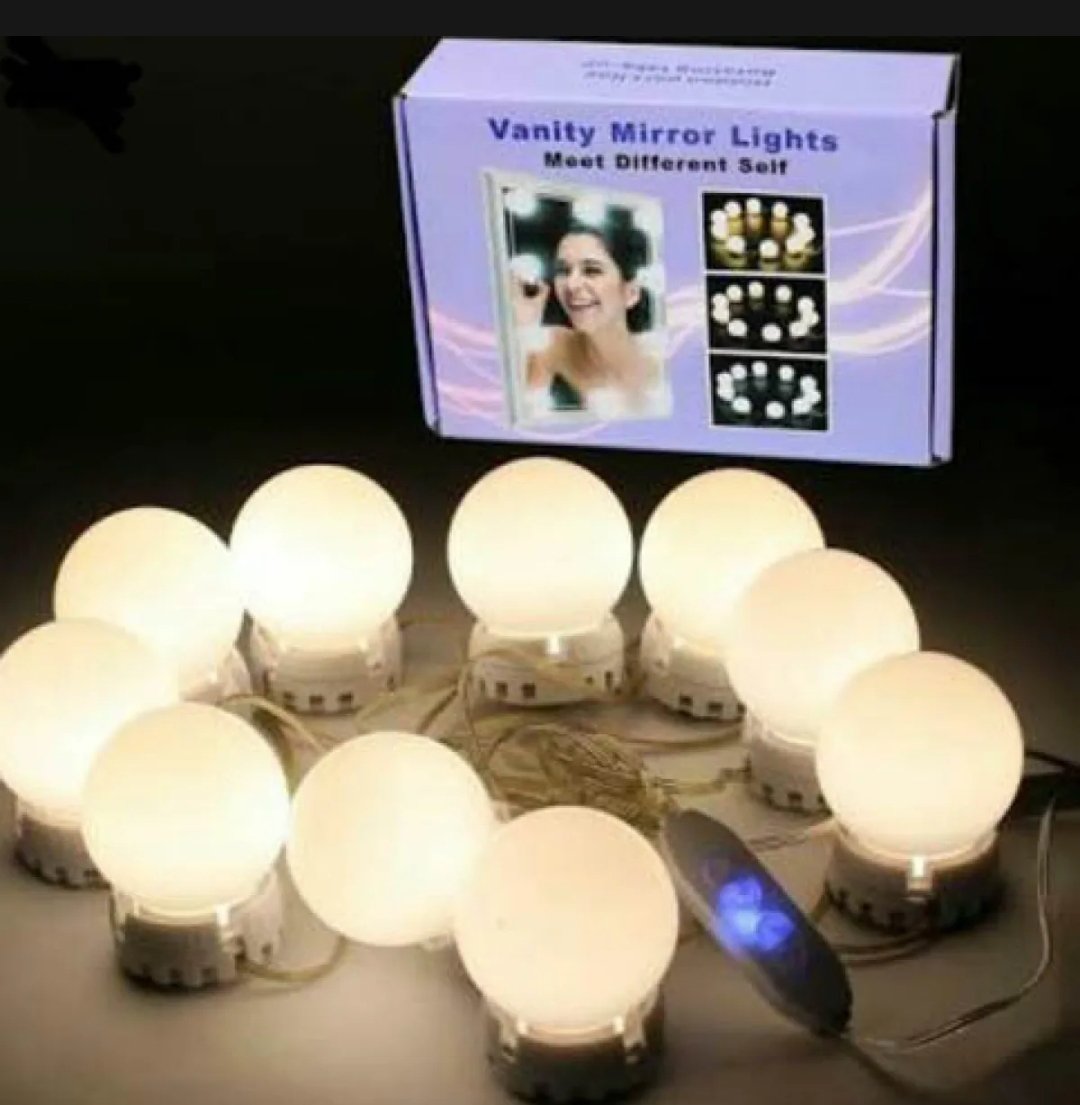 Vanity Mirror Light LED Bulbs for Makeup Mirror Stand (10 Bulbs)
