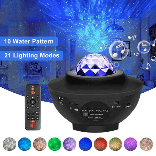 Galaxy Projector Lamp Light Decor Bluetooth 21 Lighting Modes