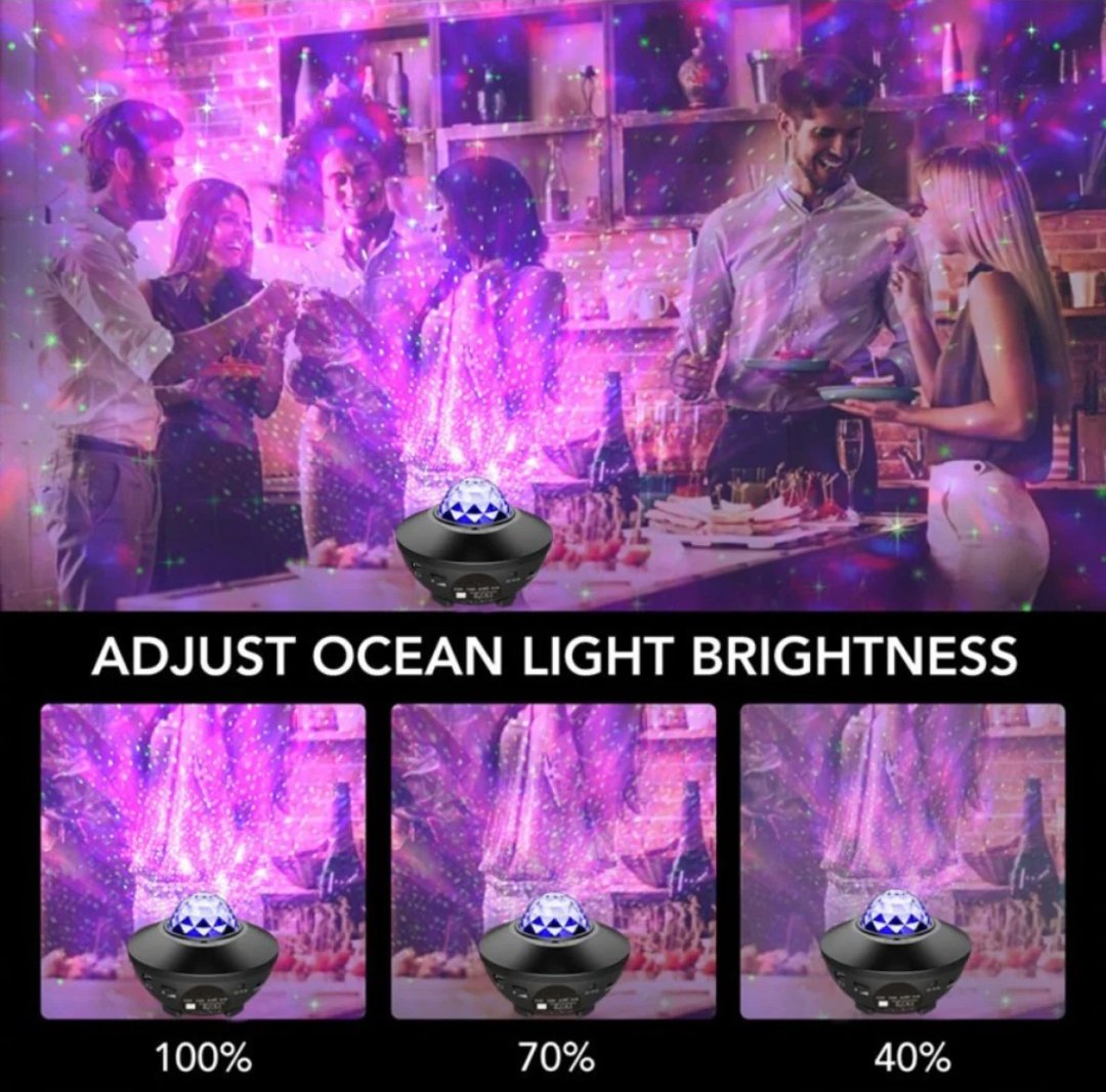 Galaxy Projector Lamp Light Decor Bluetooth 21 Lighting Modes