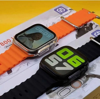 T800 Ultra Smart Watch Series 8 1.99" Bluetooth Call Smartwatch Heart Rate Sleep Monitoring IP67 Waterproof Wireless Charging Watch for Men Women PK S8 DT8