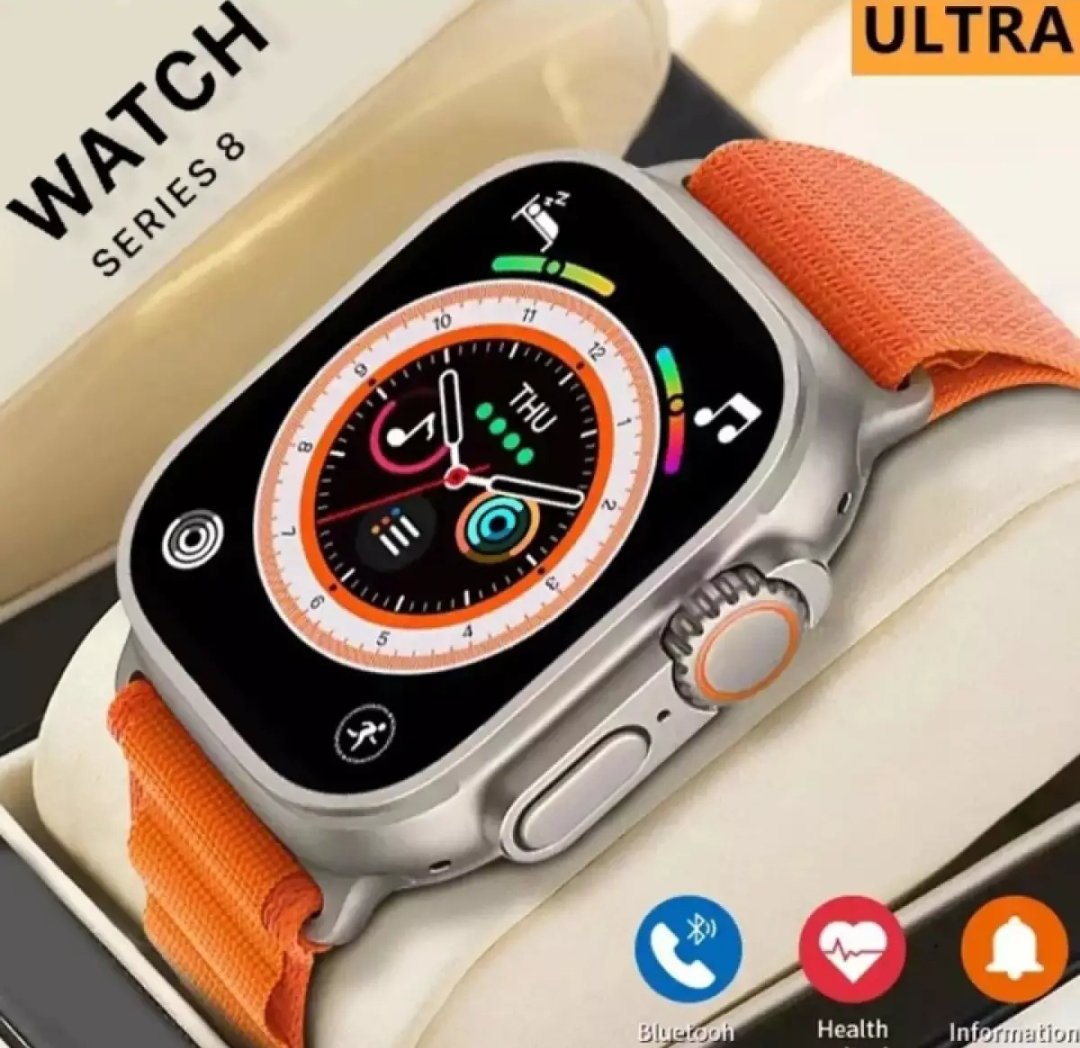 T800 Ultra Smart Watch Series 8 1.99" Bluetooth Call Smartwatch Heart Rate Sleep Monitoring IP67 Waterproof Wireless Charging Watch for Men Women PK S8 DT8