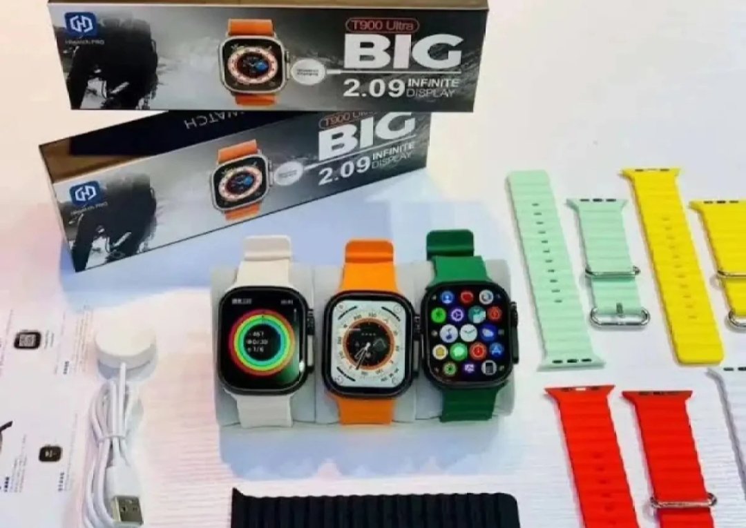 T900 Ultra Smart Watch / 2.09 Infinite Display - 49MM Dial Size - Built-in Games - Bluetooth Calling - Crown Working