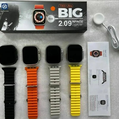 T900 Ultra Smart Watch / 2.09 Infinite Display - 49MM Dial Size - Built-in Games - Bluetooth Calling - Crown Working