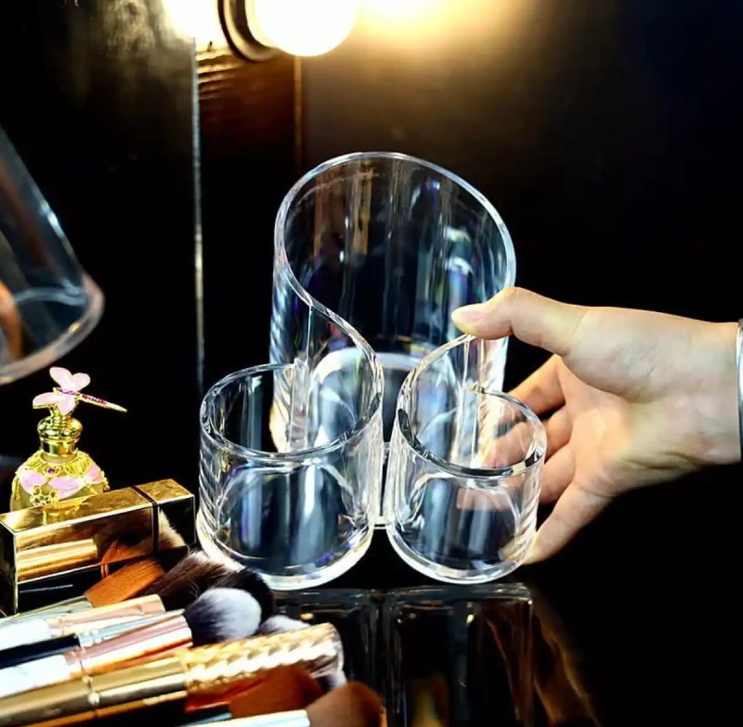 Cosmetic Makeup Organizer Transparent Acrylic Lipstick Holder