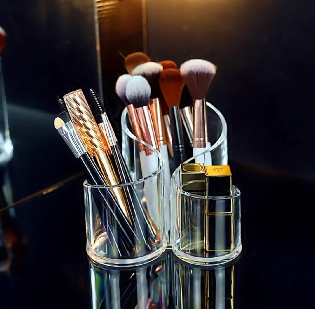 Cosmetic Makeup Organizer Transparent Acrylic Lipstick Holder