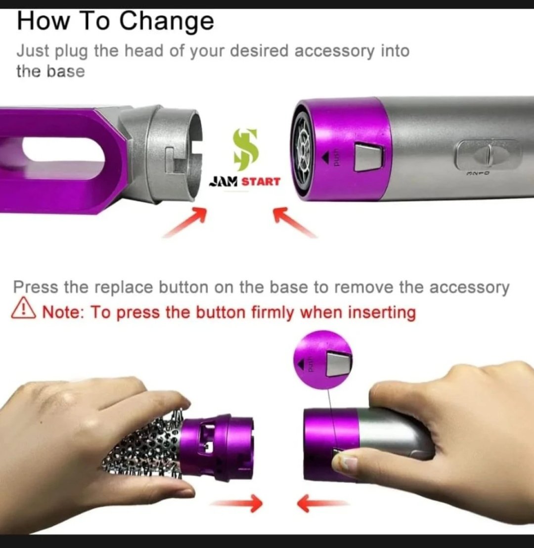 Hair Dryer - hairdryer - Professional Hair Dryer Brush &amp; 5 in 1 Air Styler