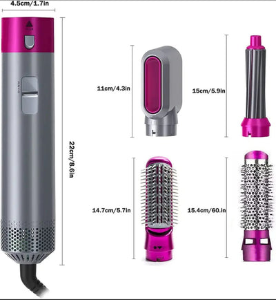 Hair Dryer - hairdryer - Professional Hair Dryer Brush &amp; 5 in 1 Air Styler