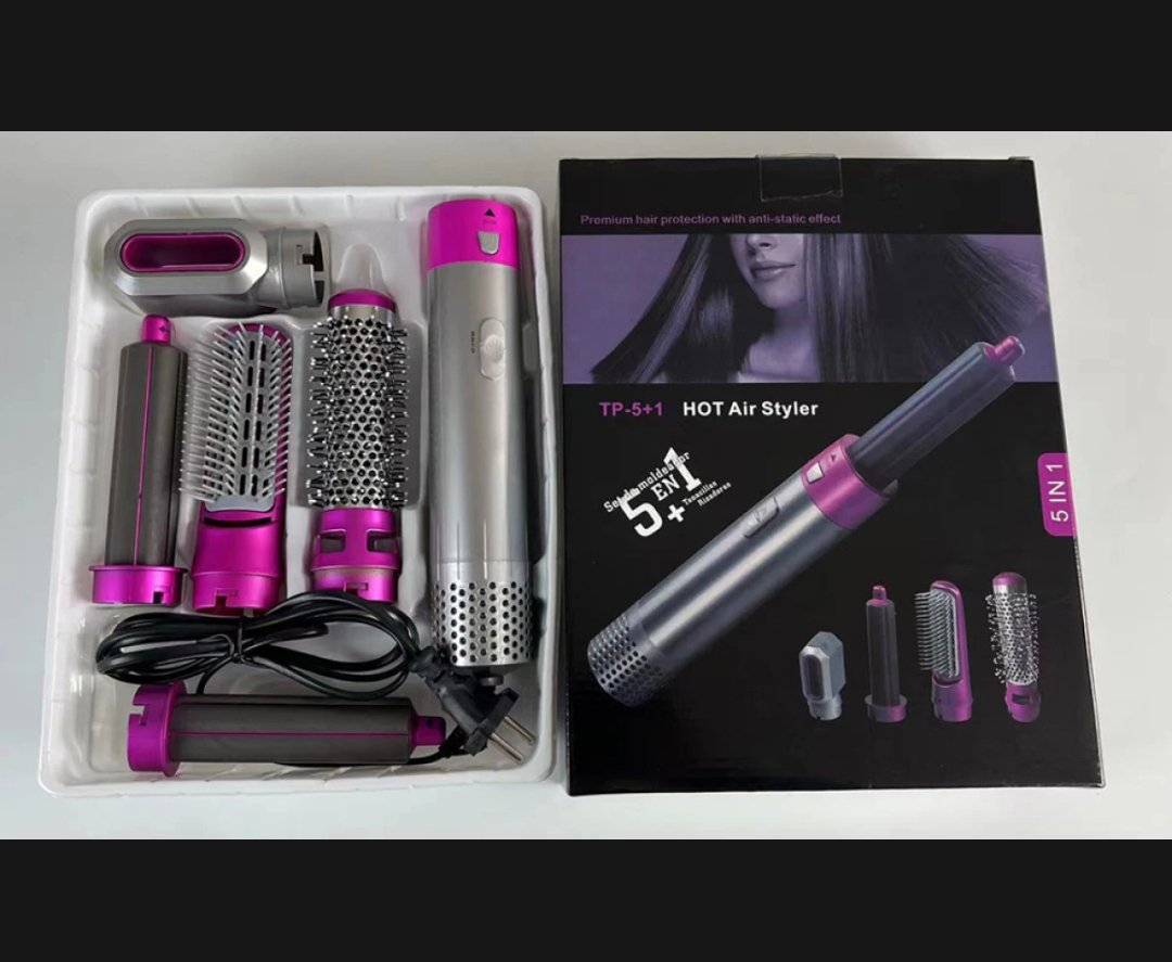 Hair Dryer - hairdryer - Professional Hair Dryer Brush &amp; 5 in 1 Air Styler