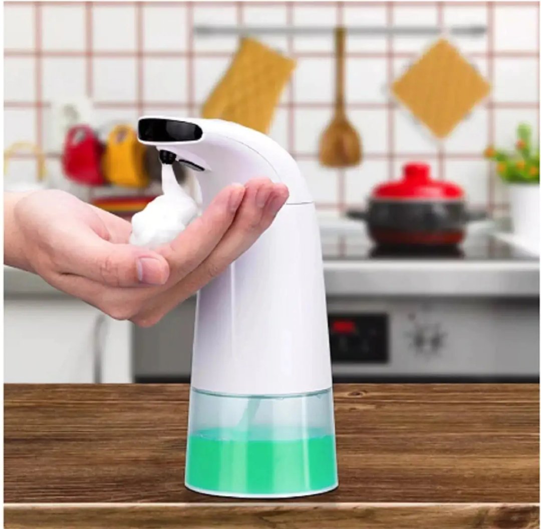 Automatic Foaming Soap Dispenser Touchless Hand Washer Sensor Portable Infrared Sensing Foam Liquid Machine For Bathroom Kitchen Home Office